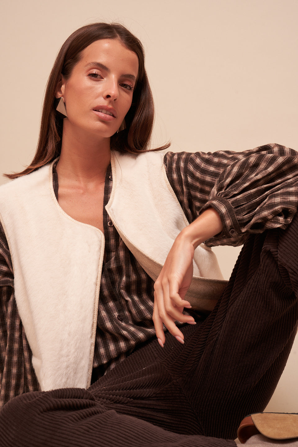 Gilet jane Ecru - Image 1
