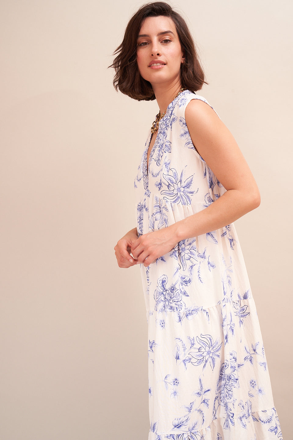 Robe Yes 10305 Bleu-1 - Image 3