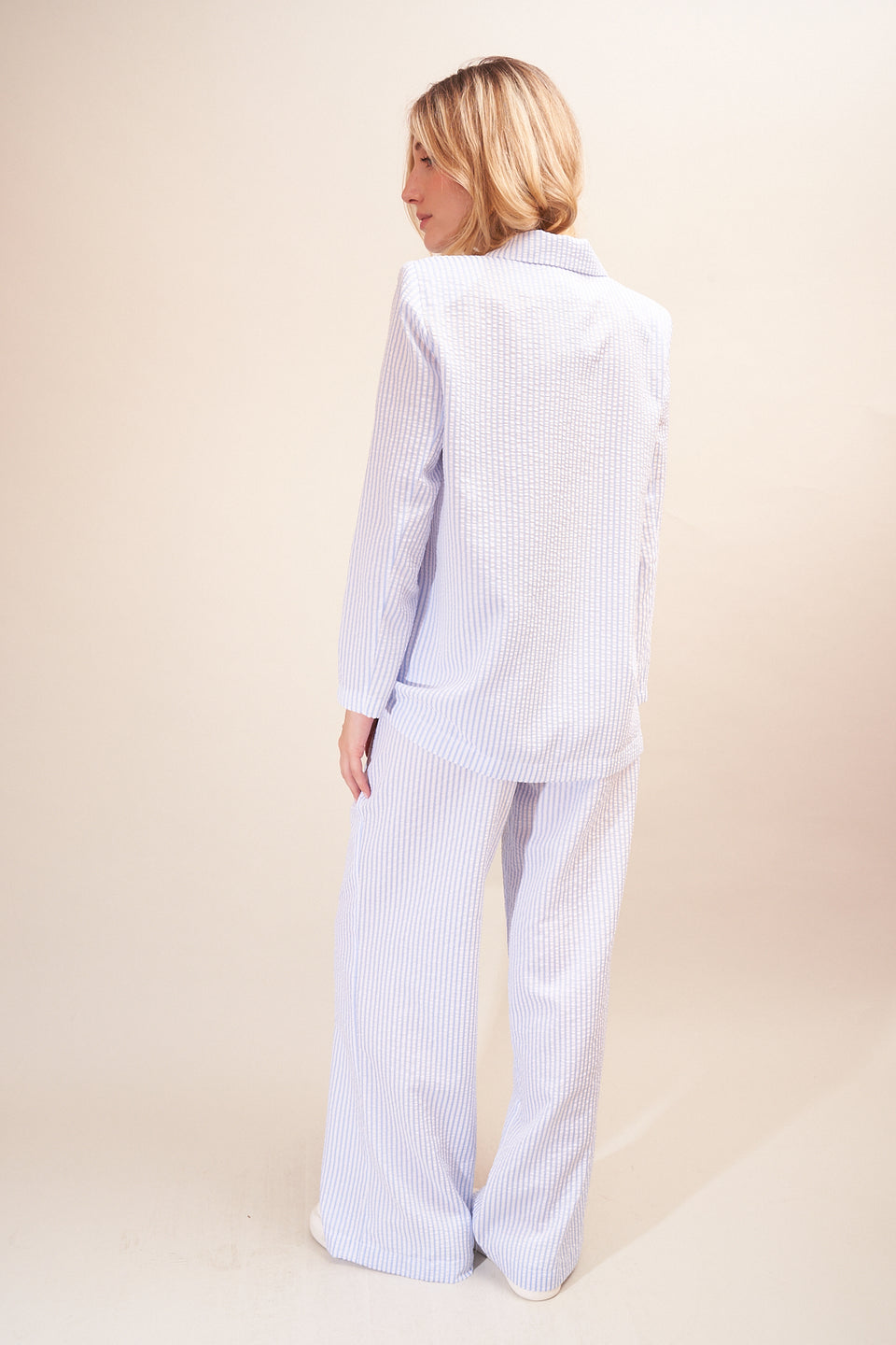 Blazer Ginette Rayé bleu - Image 6