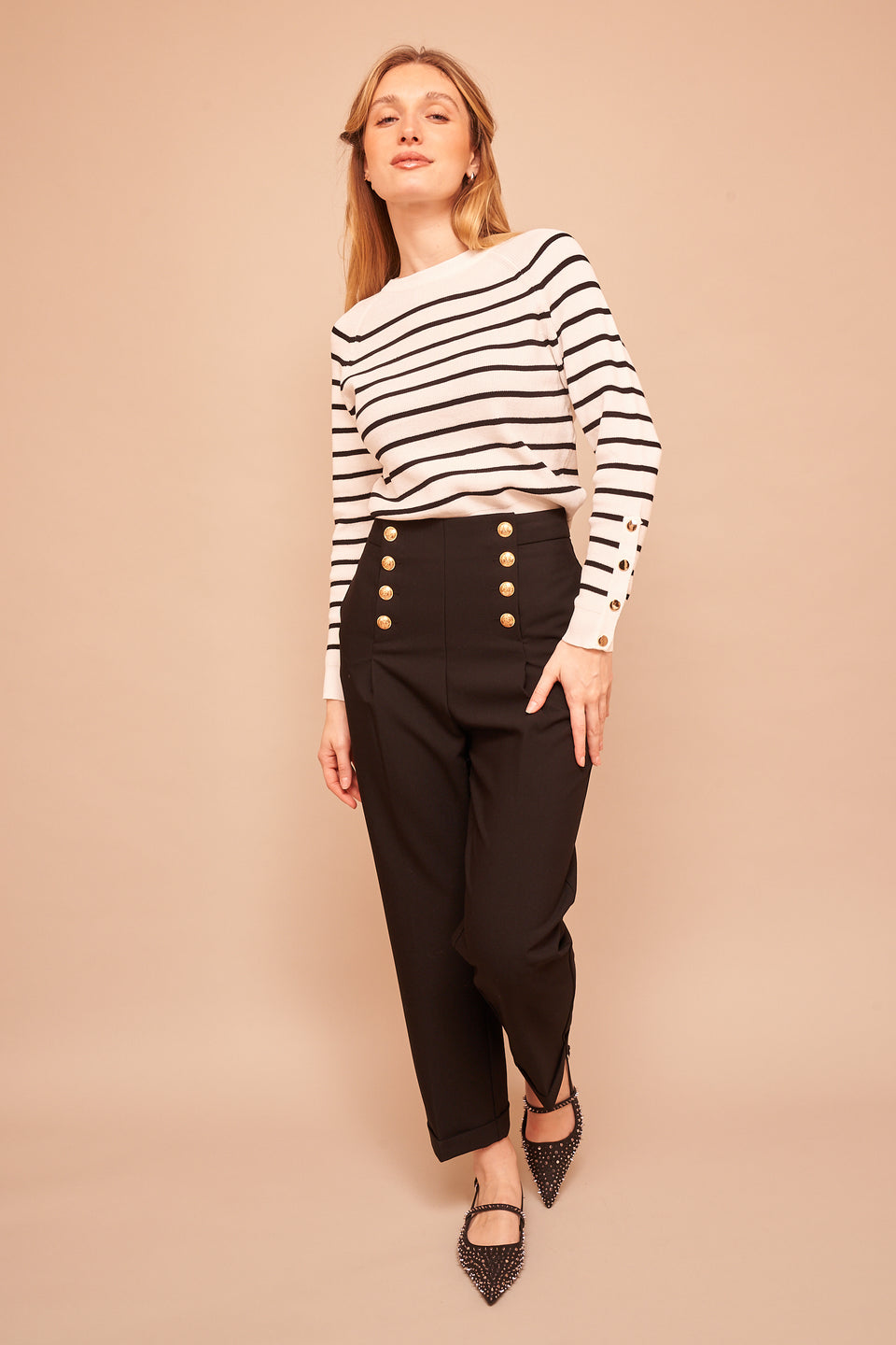 Pantalon YES 7645 Noir - Image 2