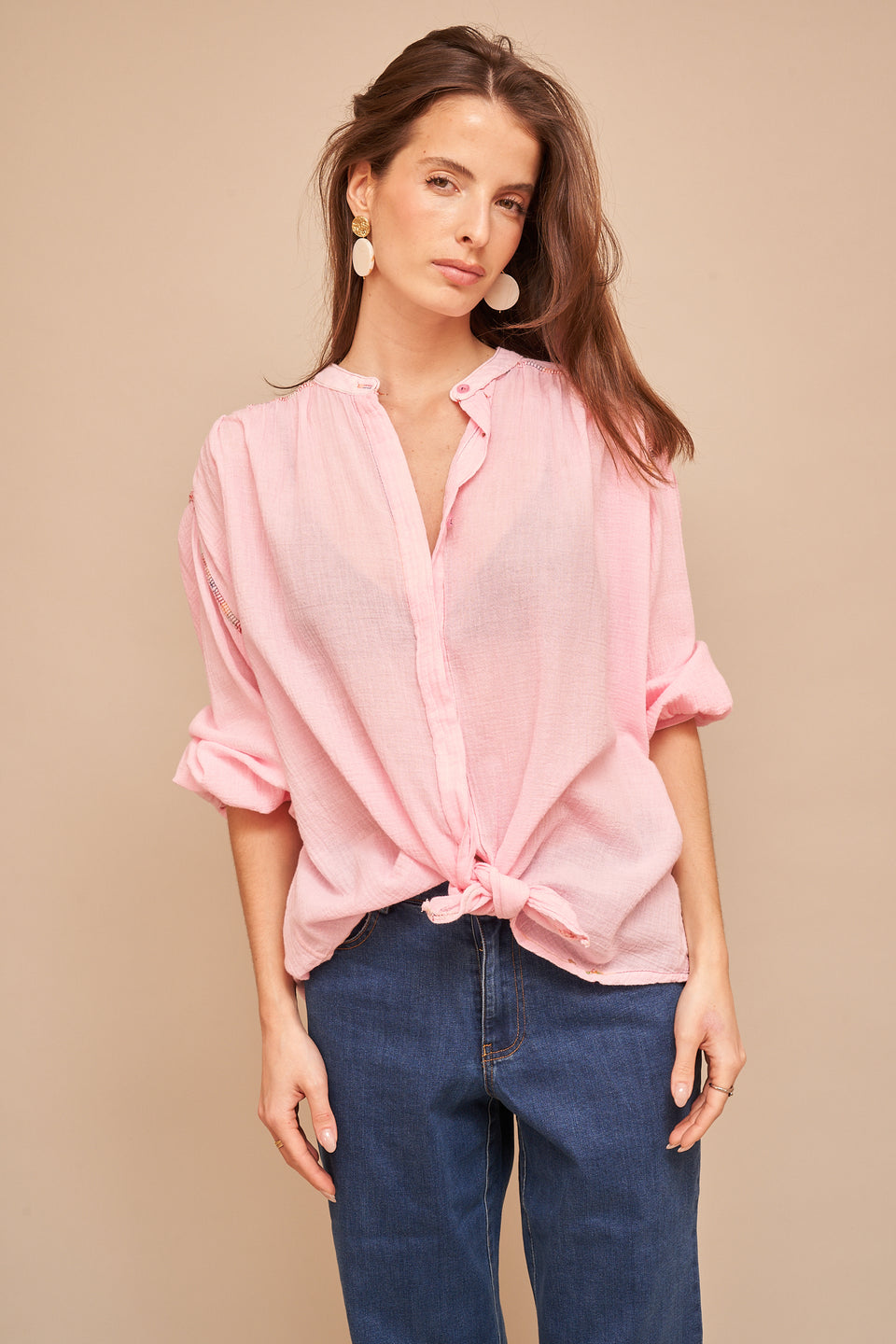 Chemise ILVA 995 Pink - Image 1
