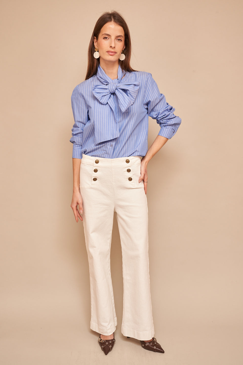 Chemise ILVA 79024 Rayé Bleu - Image 7