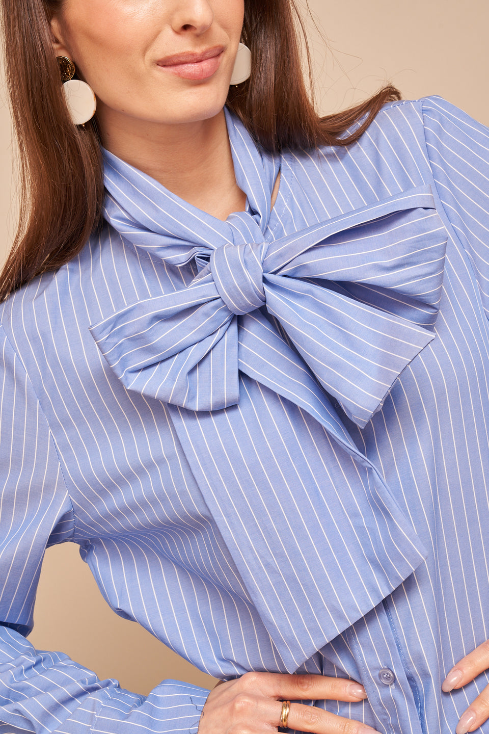 Chemise ILVA 79024 Rayé Bleu - Image 6