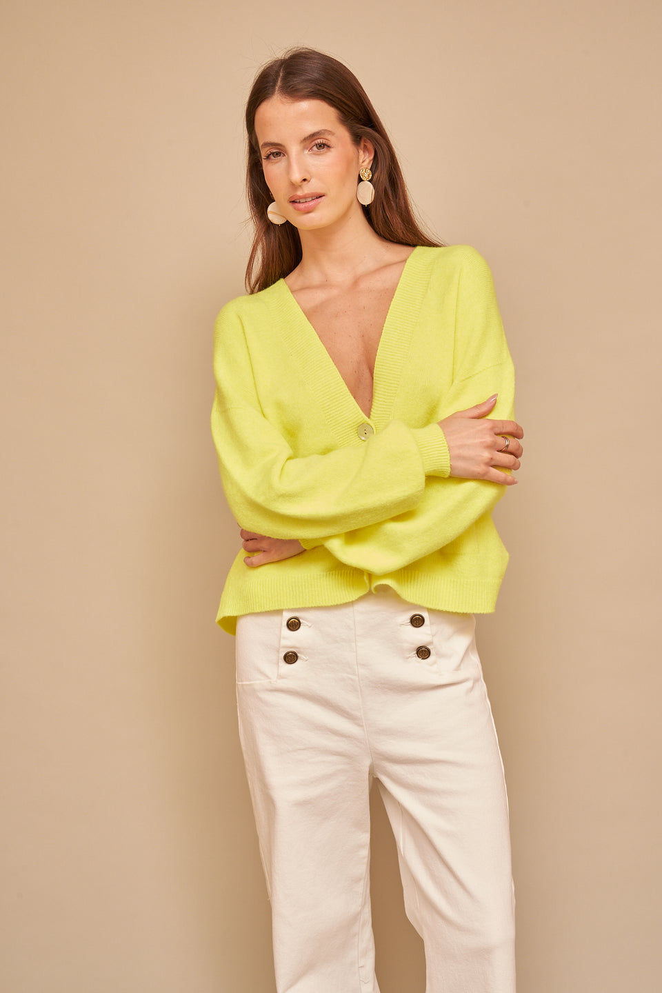 Gilet Alexandre 8604 Jaune - Image 4