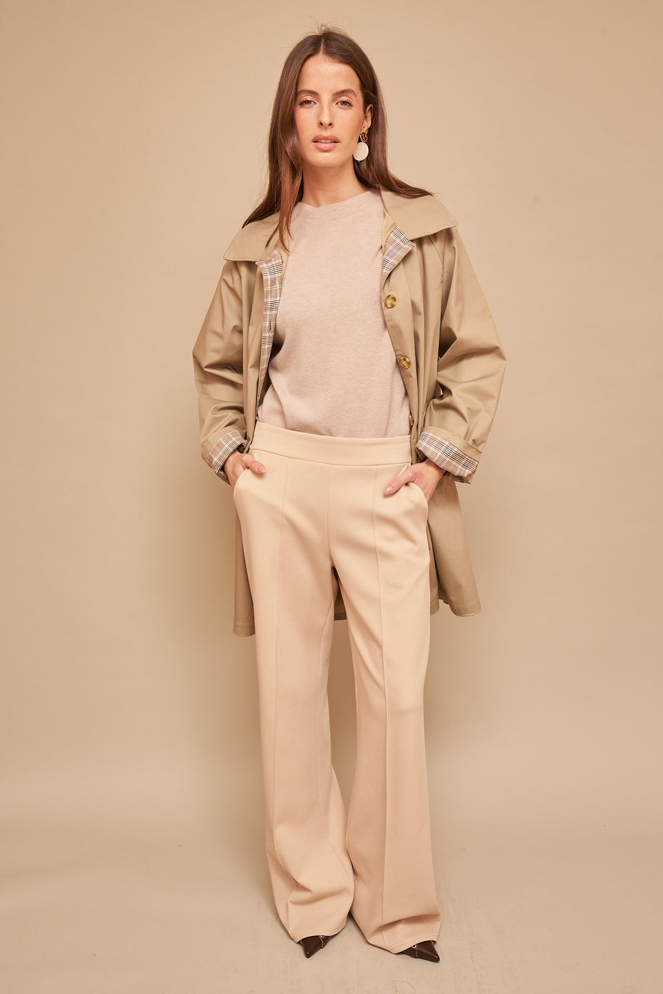 Manteau ILVA 6308 Beige - Image 3