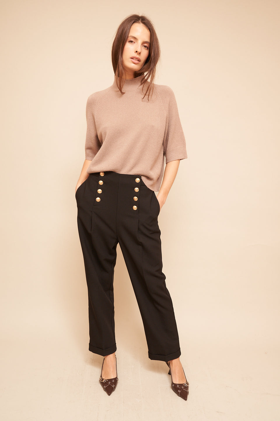 Pantalon YES 7645 Noir - Image 2