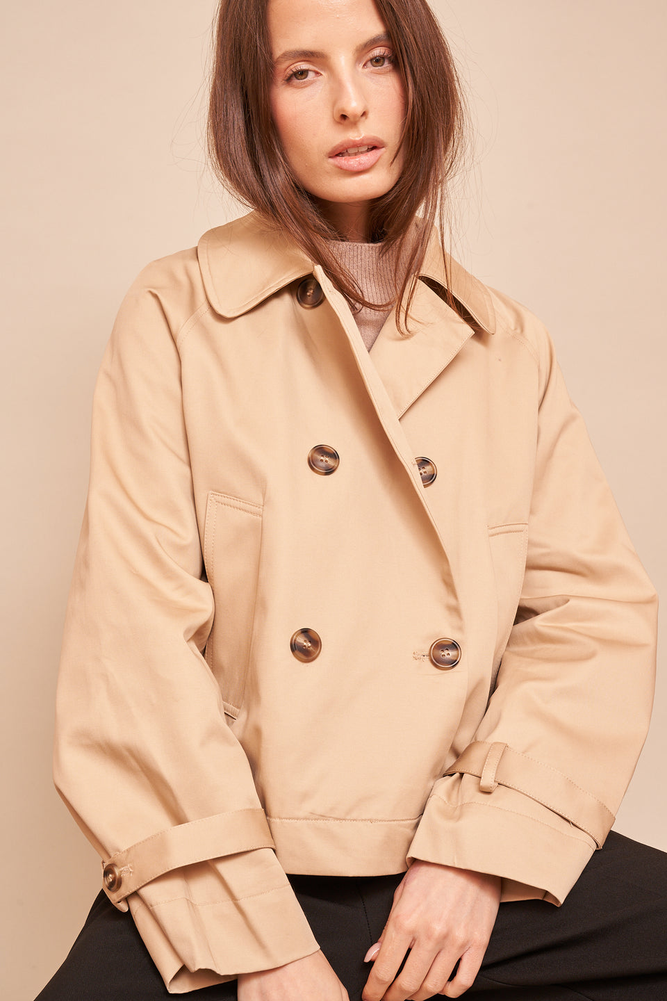 Veste Violette Beige - Image 3