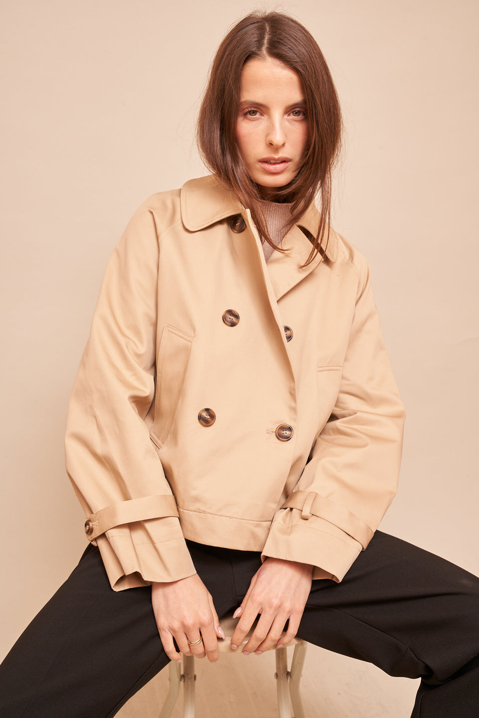 Veste Violette Beige - Image 2
