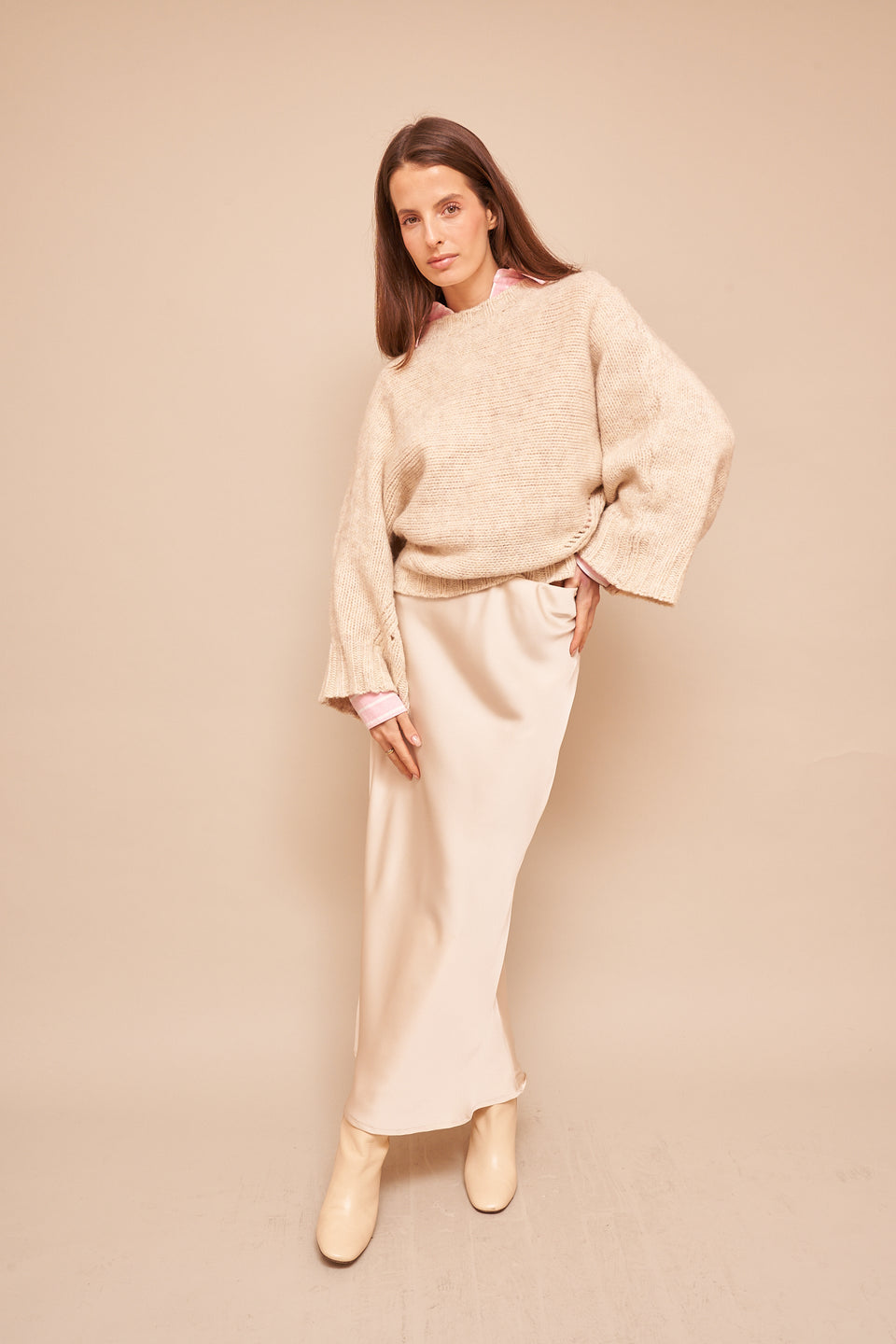 Pull Noemie Beige - Image 3