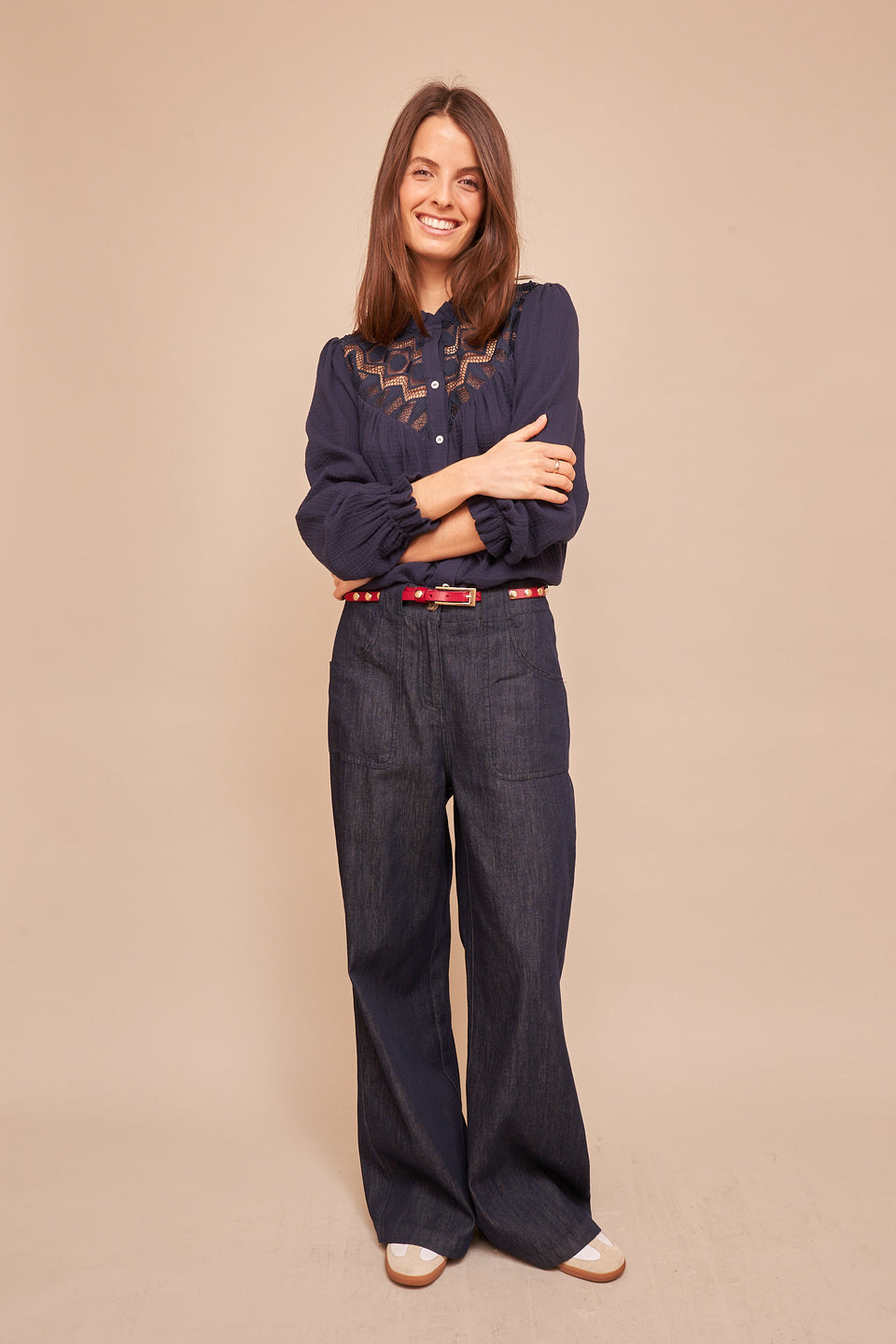 Chemise YES 30350 Marine - Image 4