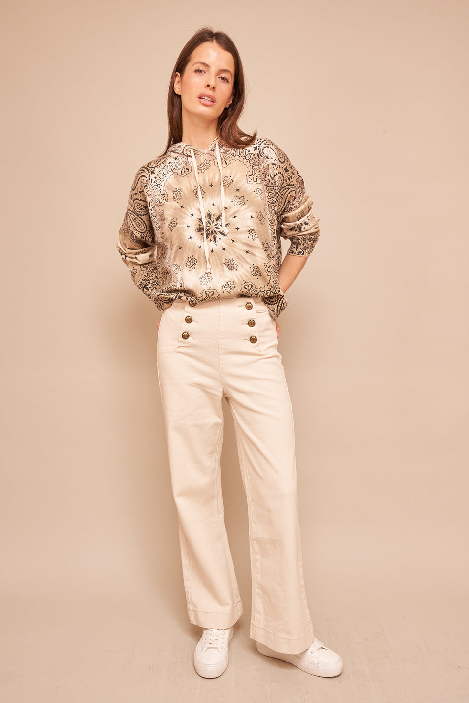 Jeans ILVA 413 Beige - Image 1
