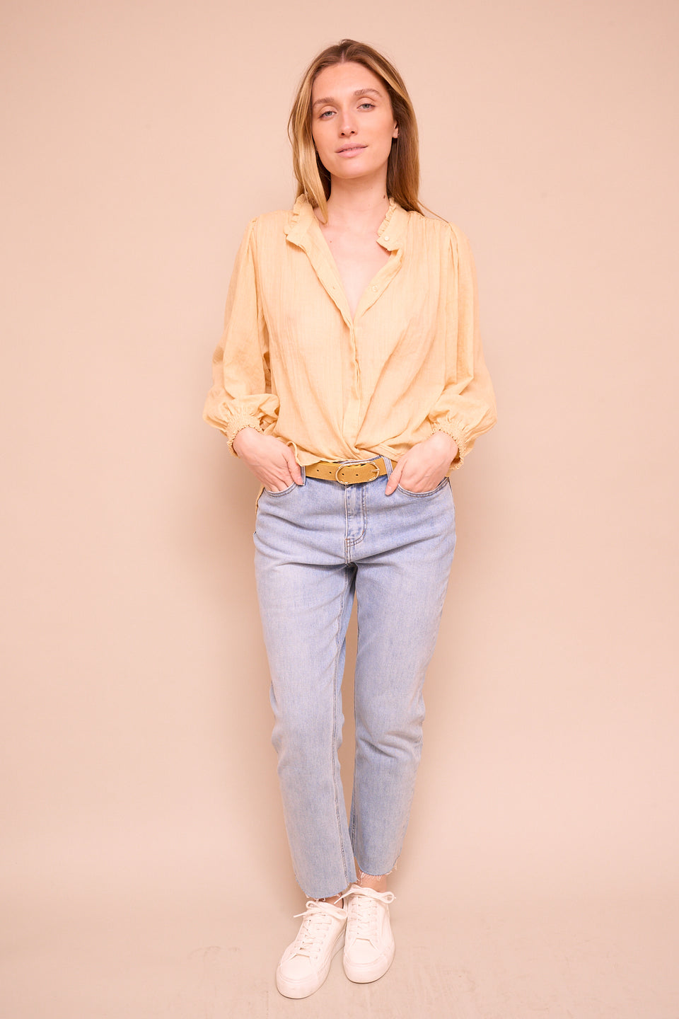 Chemise Yes 4692 Jaune - Image 3