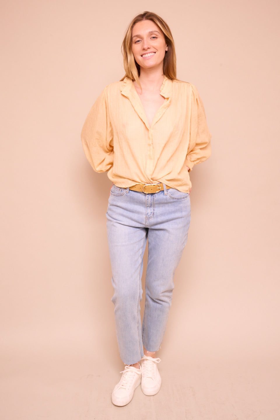 Chemise Yes 4692 Jaune - Image 5