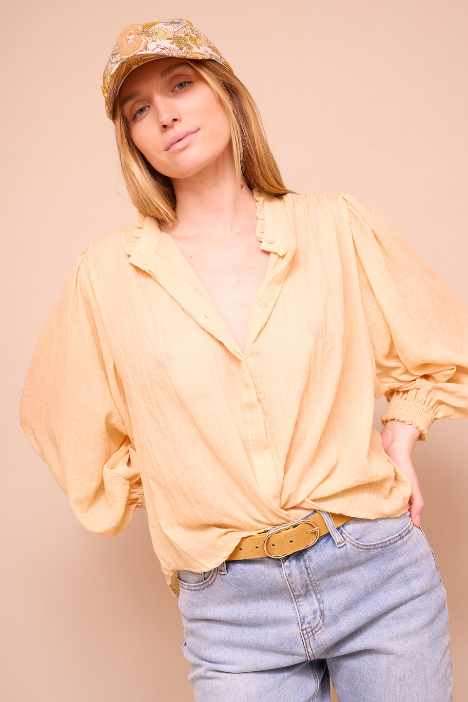 Chemise Yes 4692 Jaune - Image 1