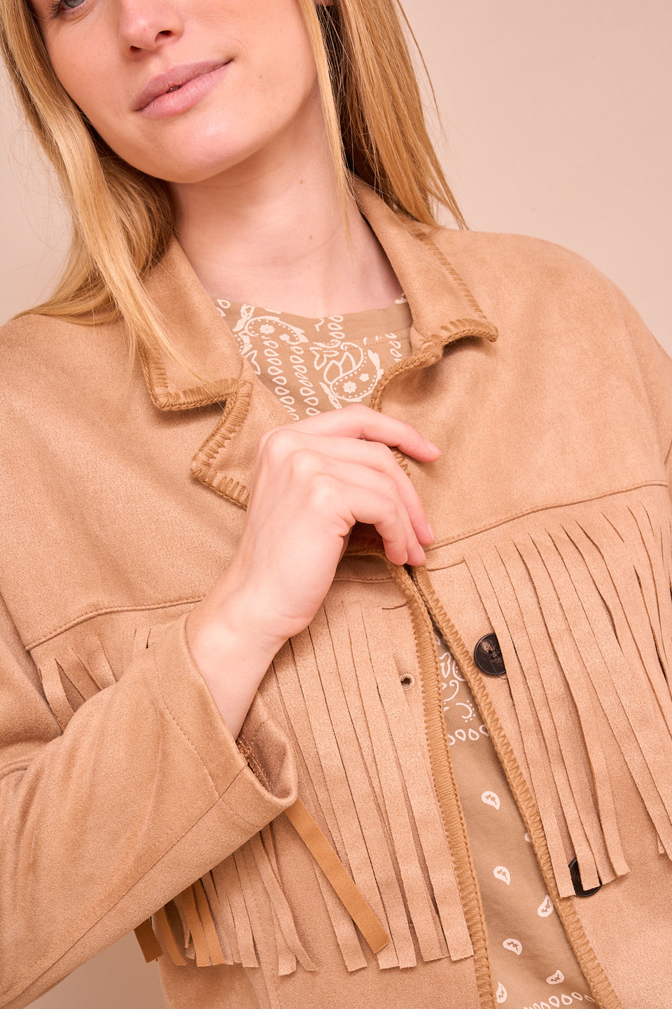 Veste ILVA 020083 Beige - Image 4