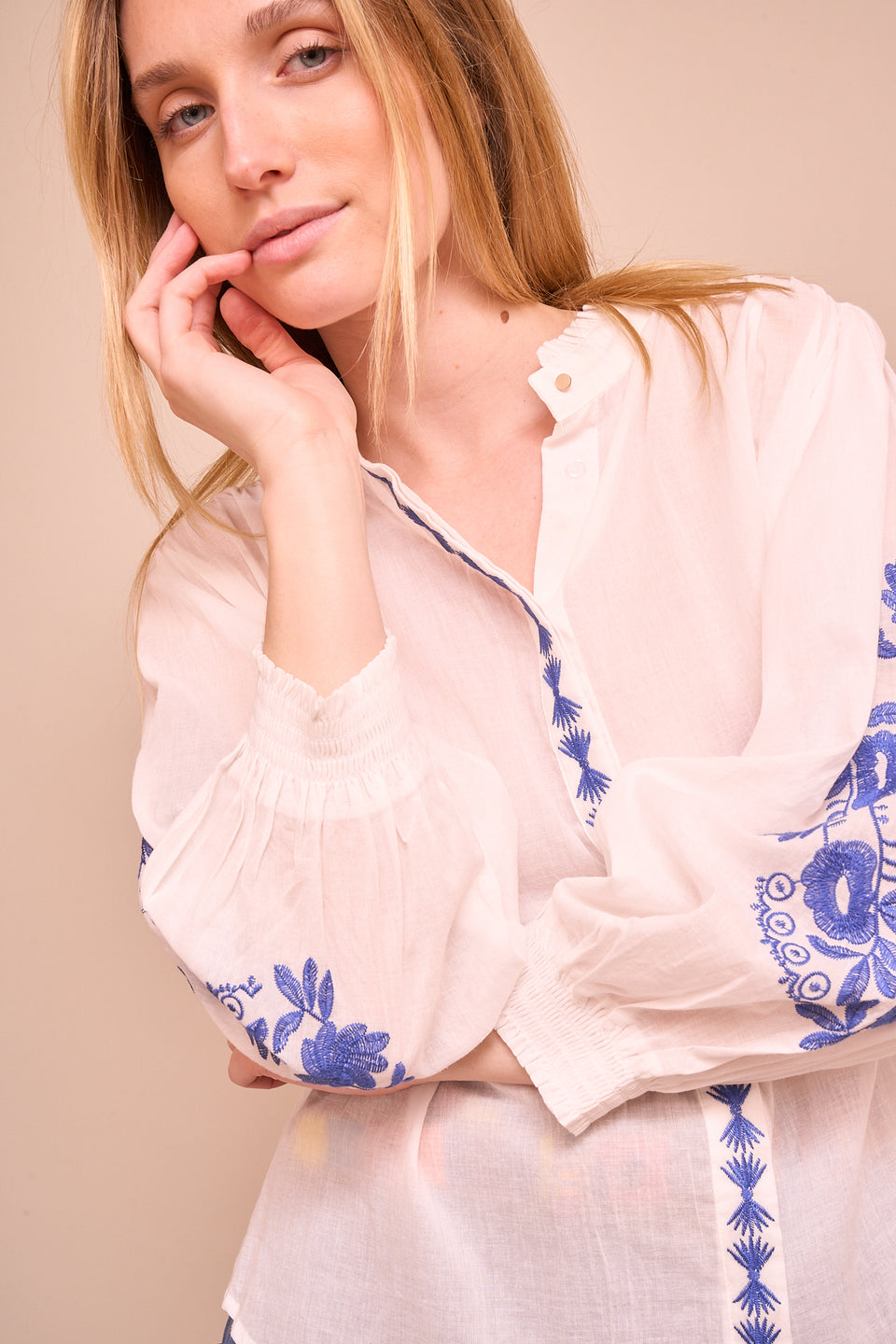 Chemise Yes 4691 Ecru - Image 5