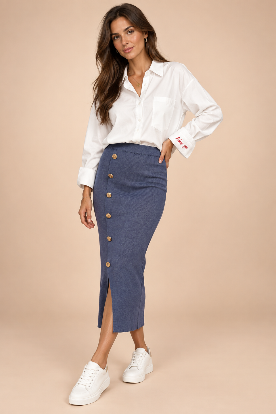 Jupe Nina Indigo - Image 1