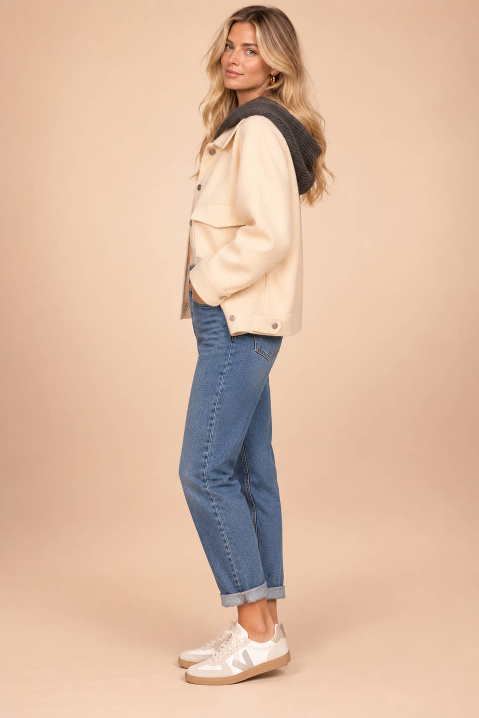 Gilet Nerina Ecru - Image 4