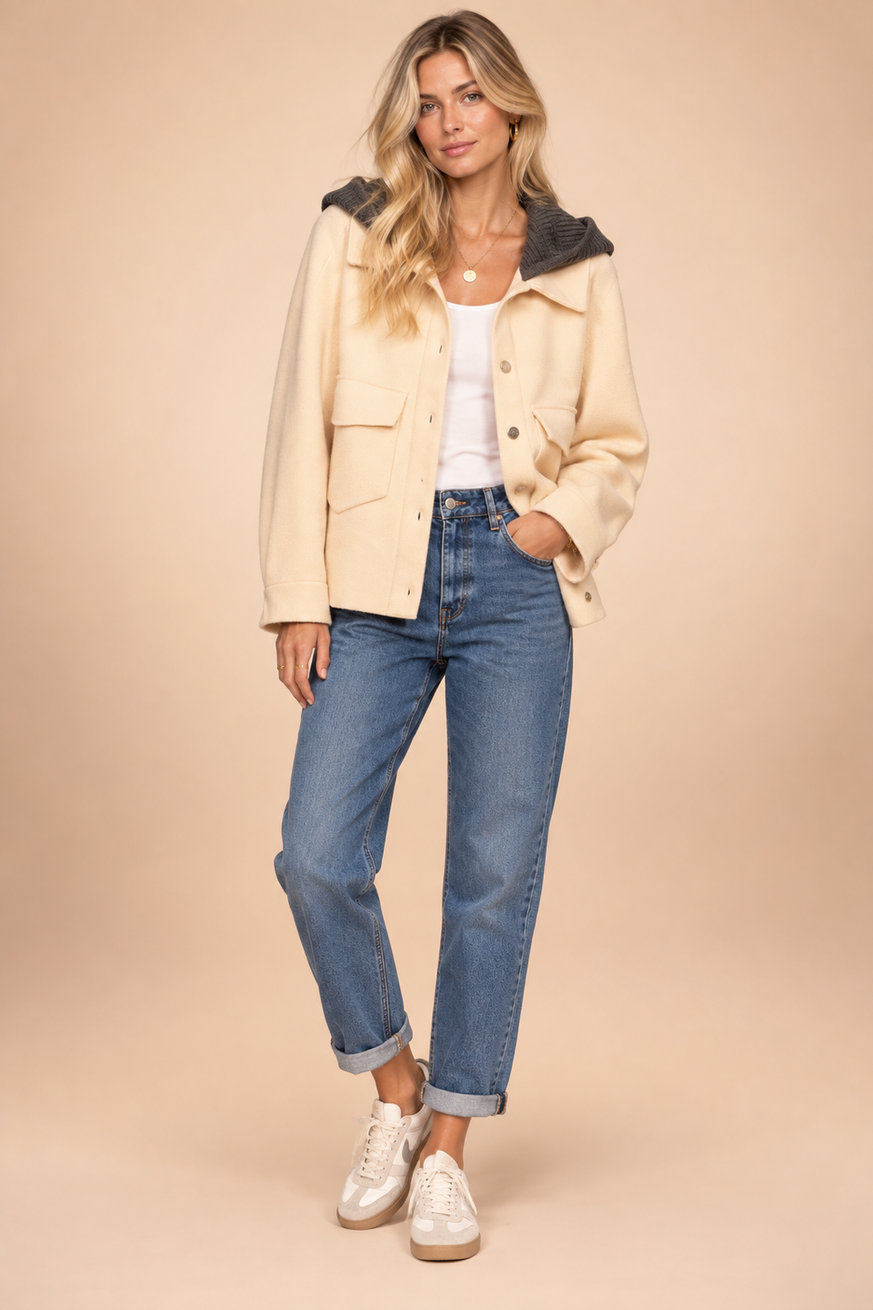 Gilet Nerina Ecru - Image 3