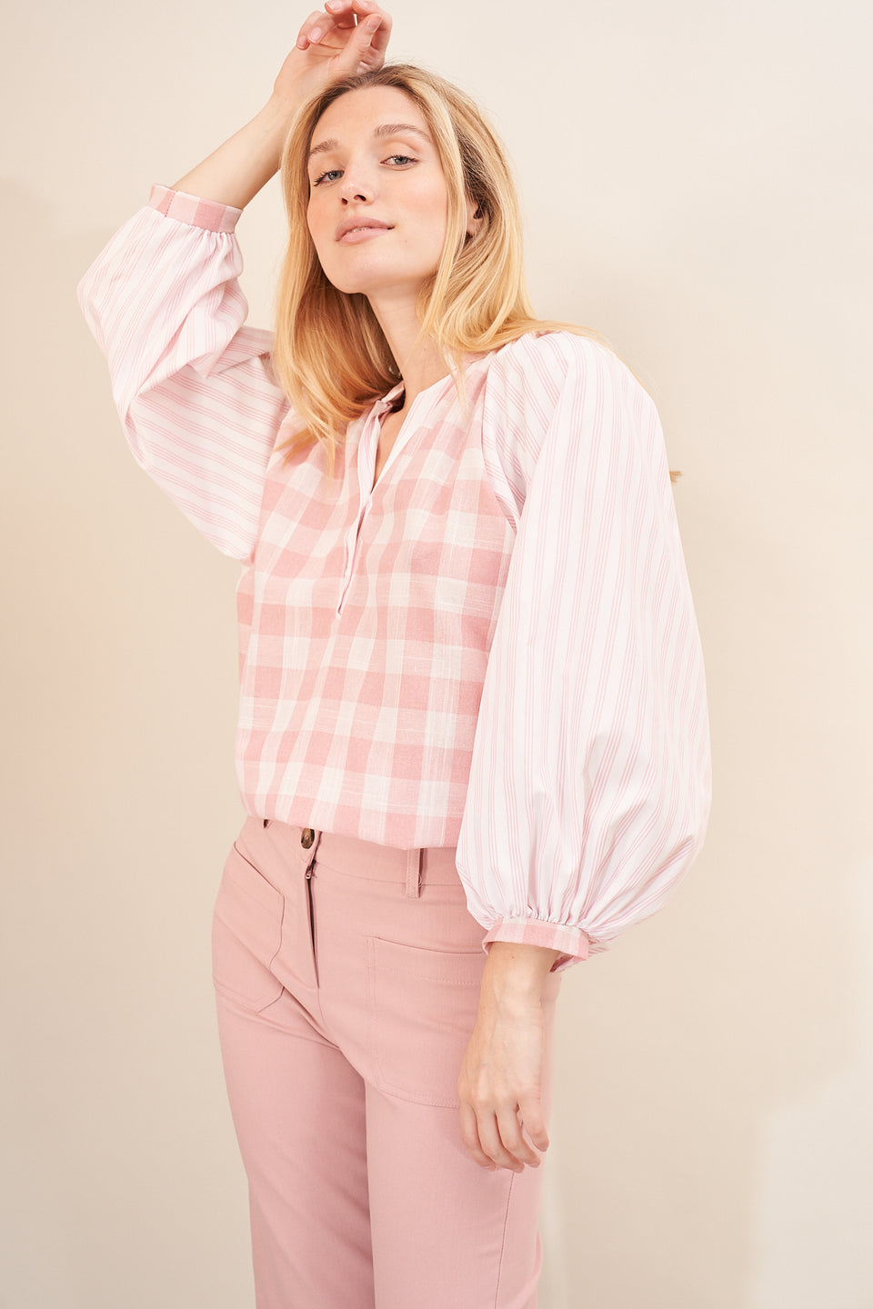 Chemise ILVA 06024 Rose - Image 2