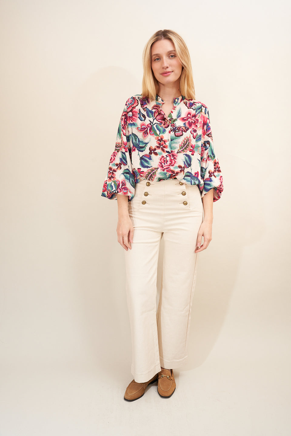 Jeans ILVA 413 Beige - Image 1