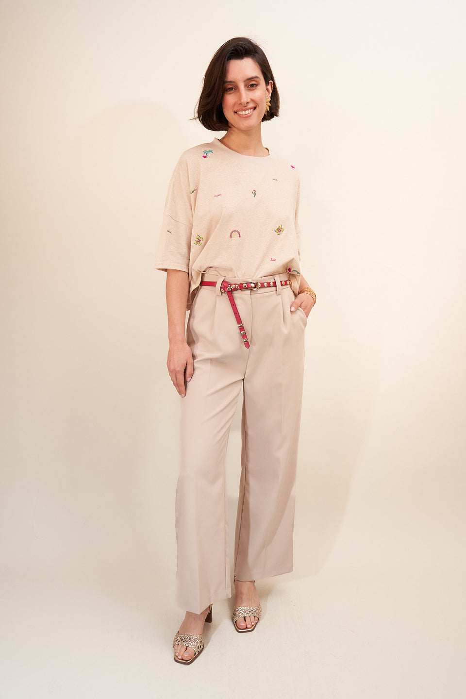 Pantalon YES 7410 Beige - Image 5