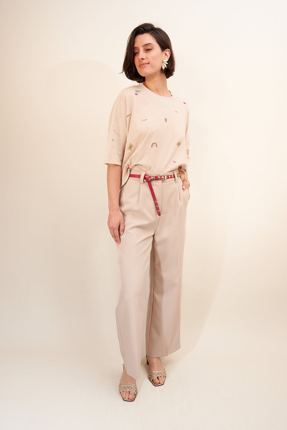 Pantalon YES 7410 Beige - Image 1
