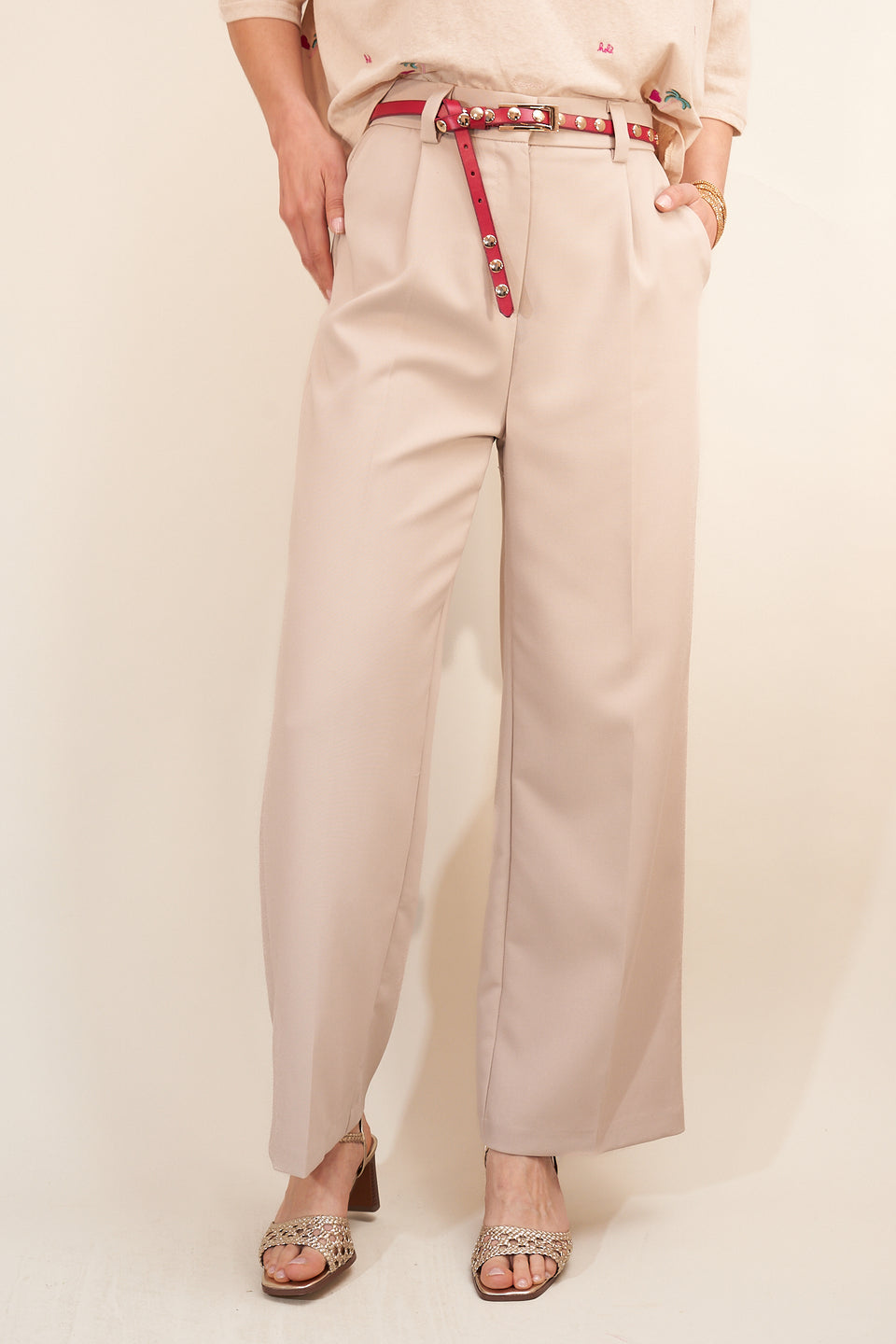 Pantalon YES 7410 Beige - Image 4
