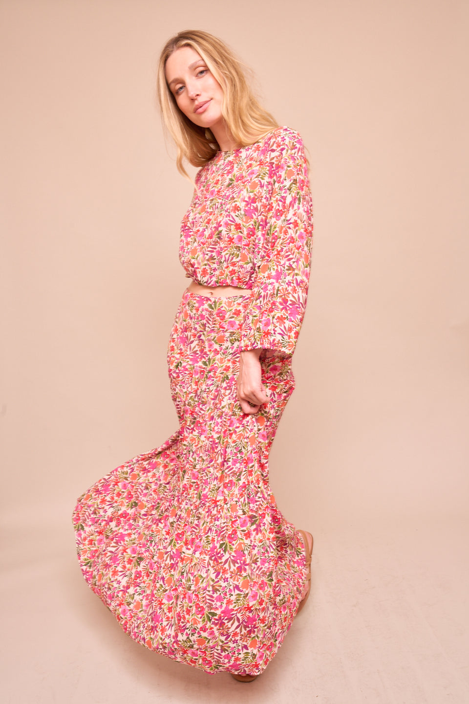 Haut Ava Fleurs Roses - Image 6