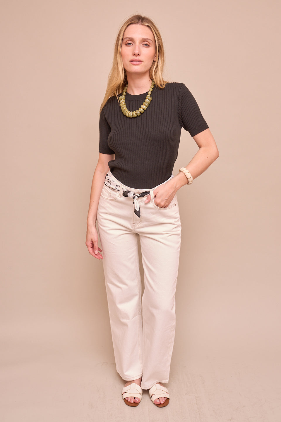 Jeans ILVA 537 Blanc - Image 2