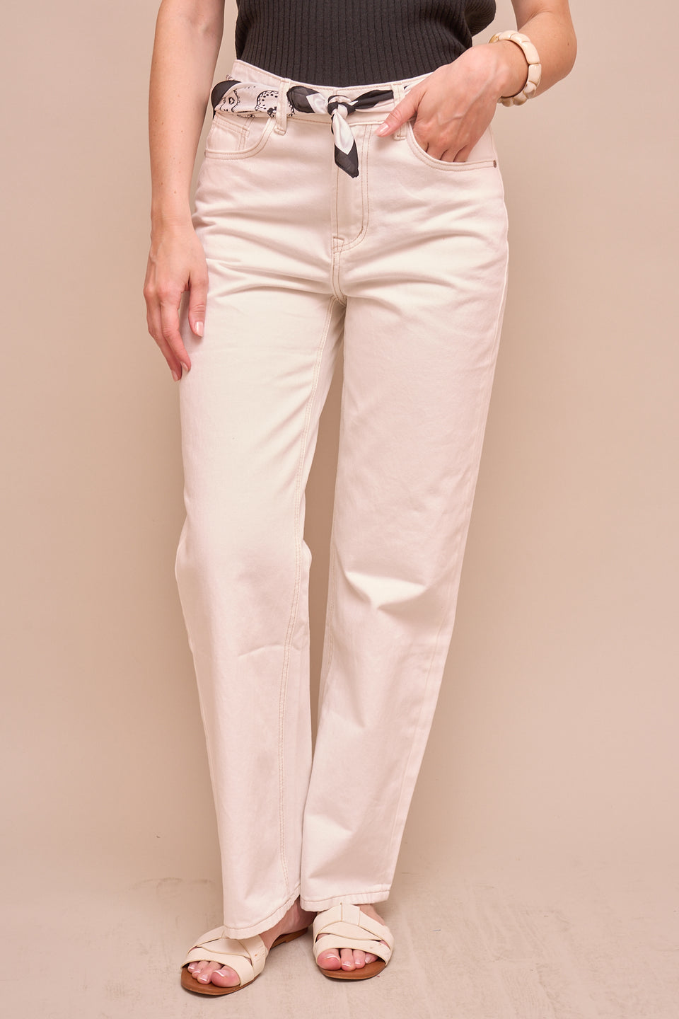 Jeans ILVA 537 Blanc - Image 3