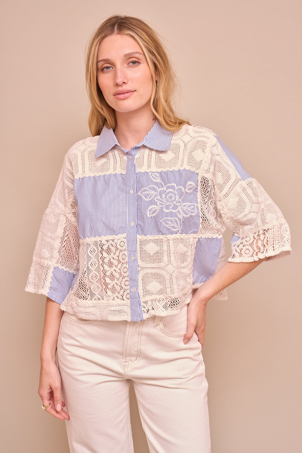 Chemise Salbama Bleu - Image 2