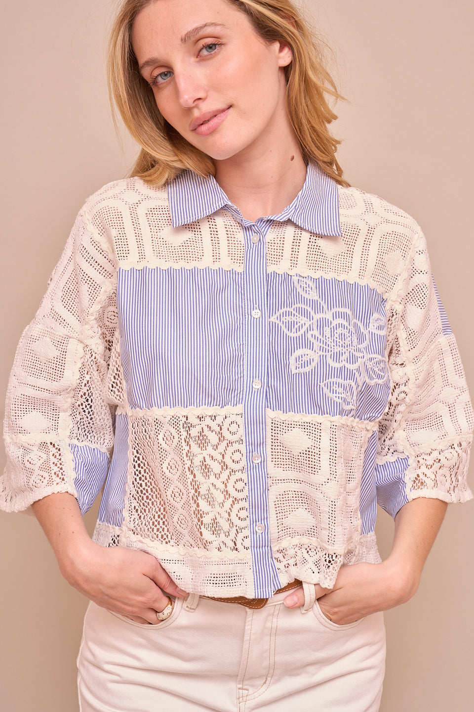 Chemise Salbama Bleu - Image 3