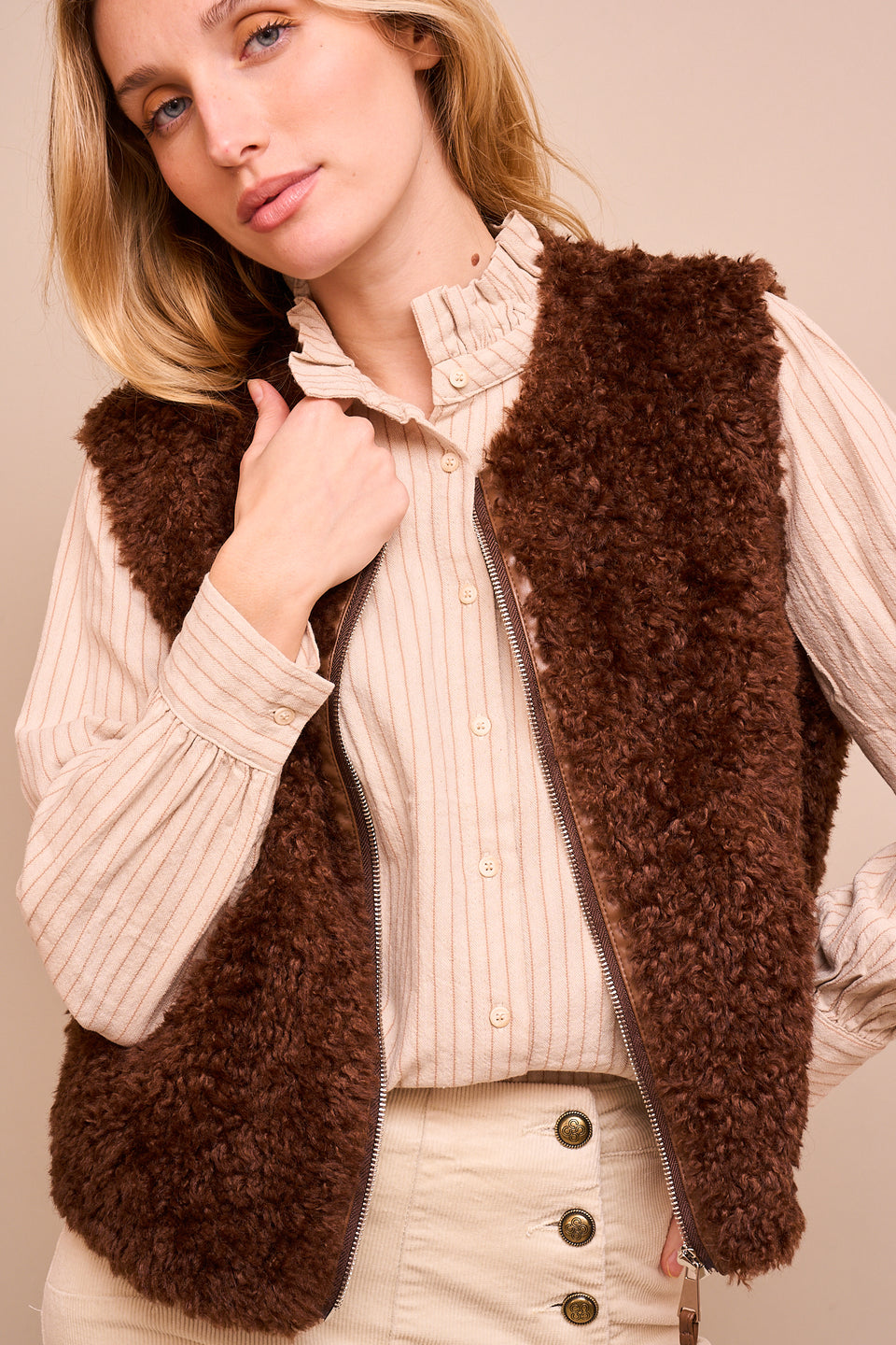Veste Ludmila Chocolat - Image 2