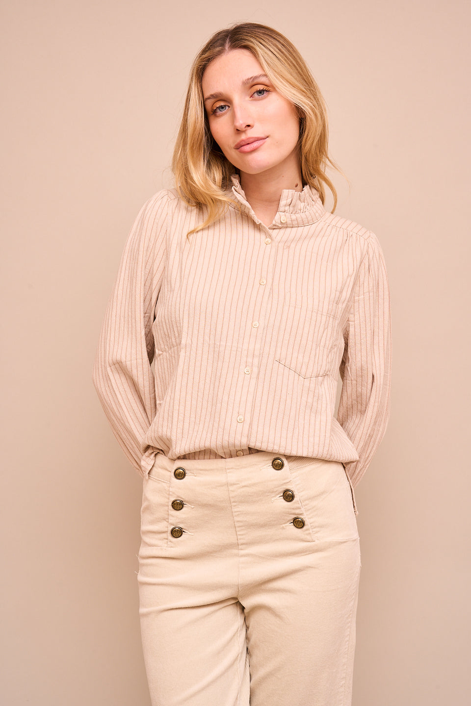 Chemise Yes 4727 Beige - Image 3