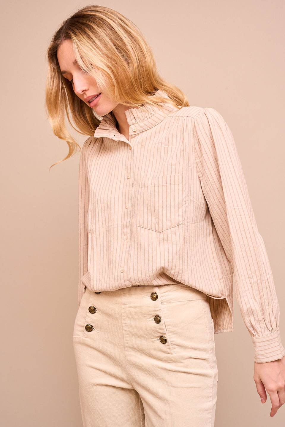 Chemise Yes 4727 Beige - Image 5