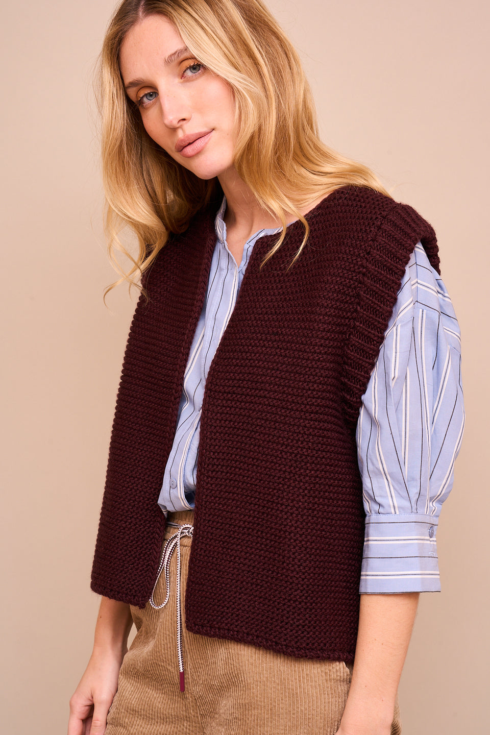 Gilet Legringot Bordeaux - Image 1