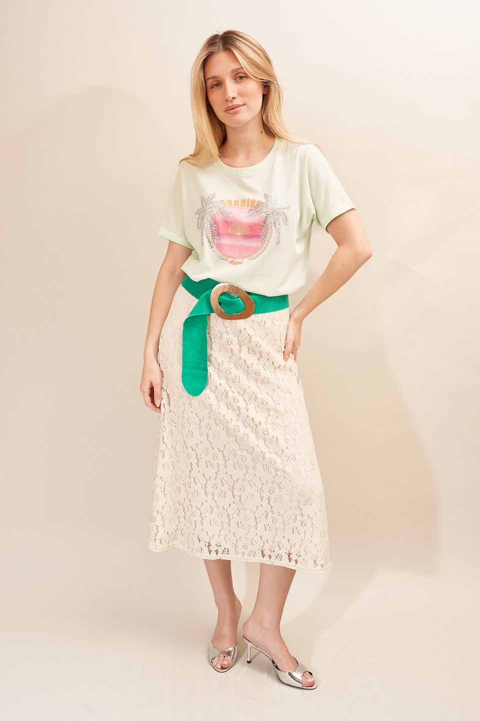 Tee Shirt Anso Aqua - Image 2