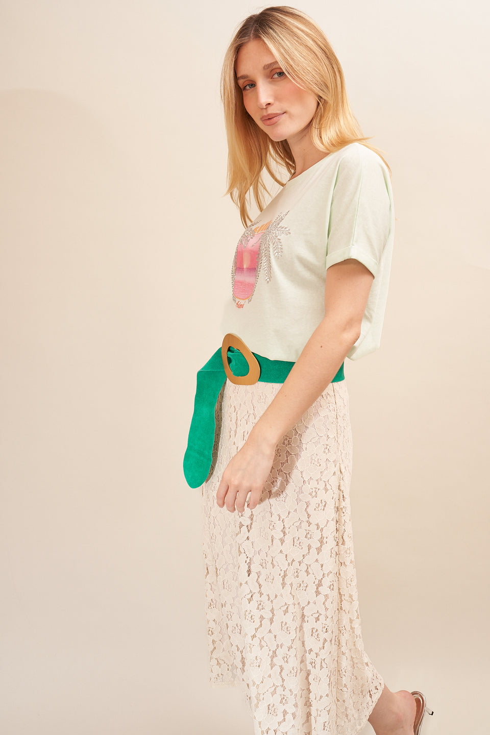 Tee Shirt Anso Aqua - Image 3