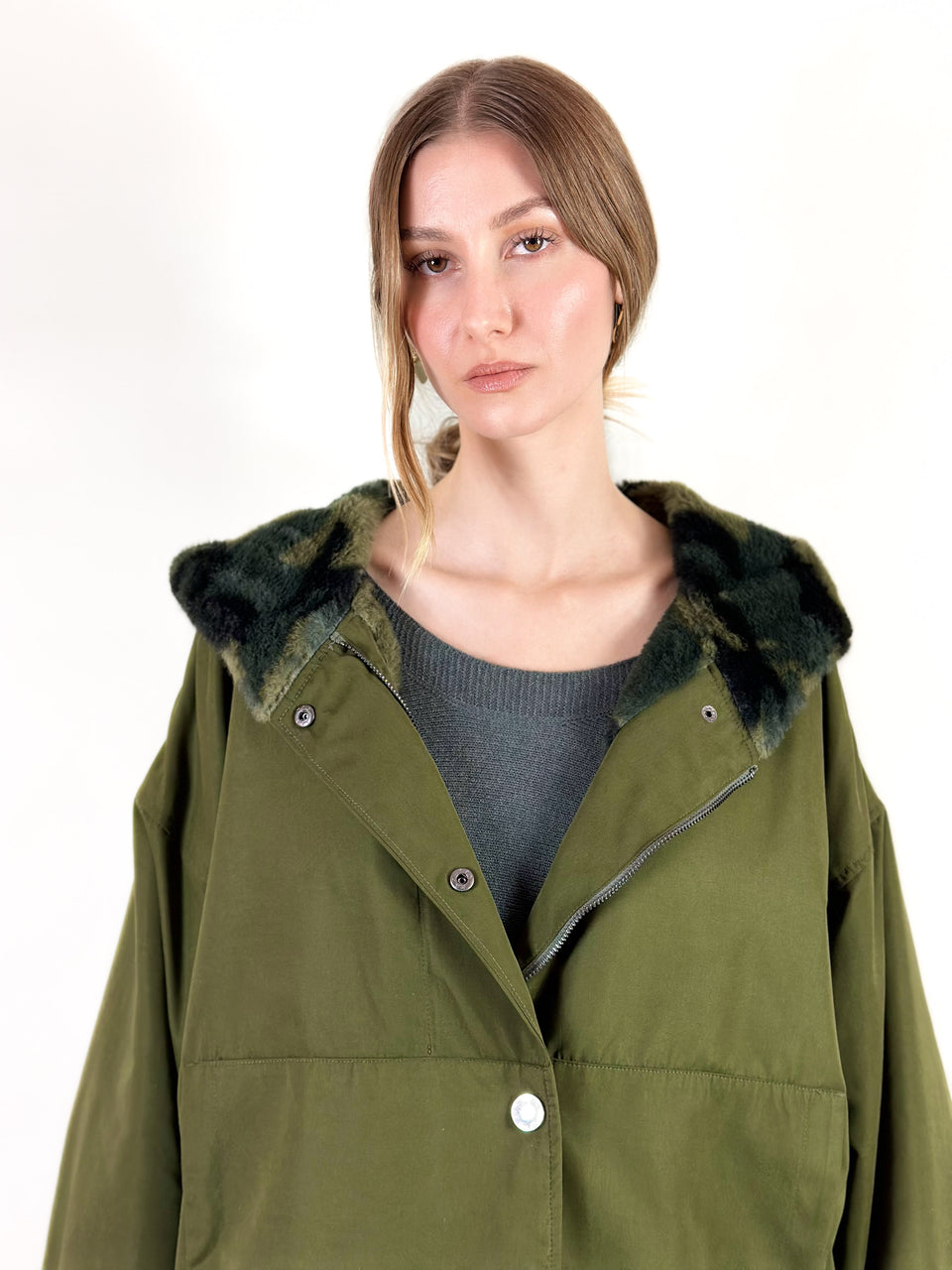 Manteau Levi Kaki - Image 6