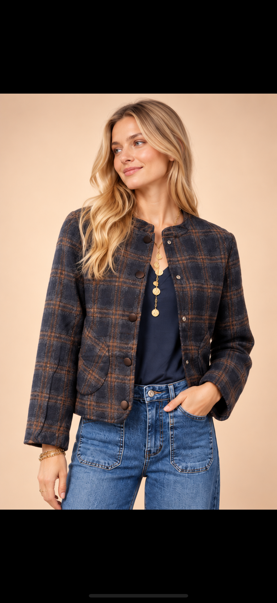 Veste Guirec Bleu Marine - Image 2