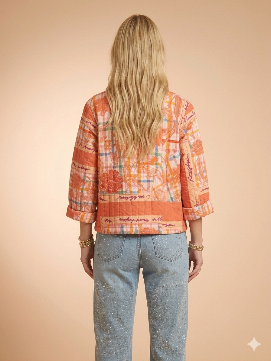 Veste ILVA 0028 Corail - Image 4