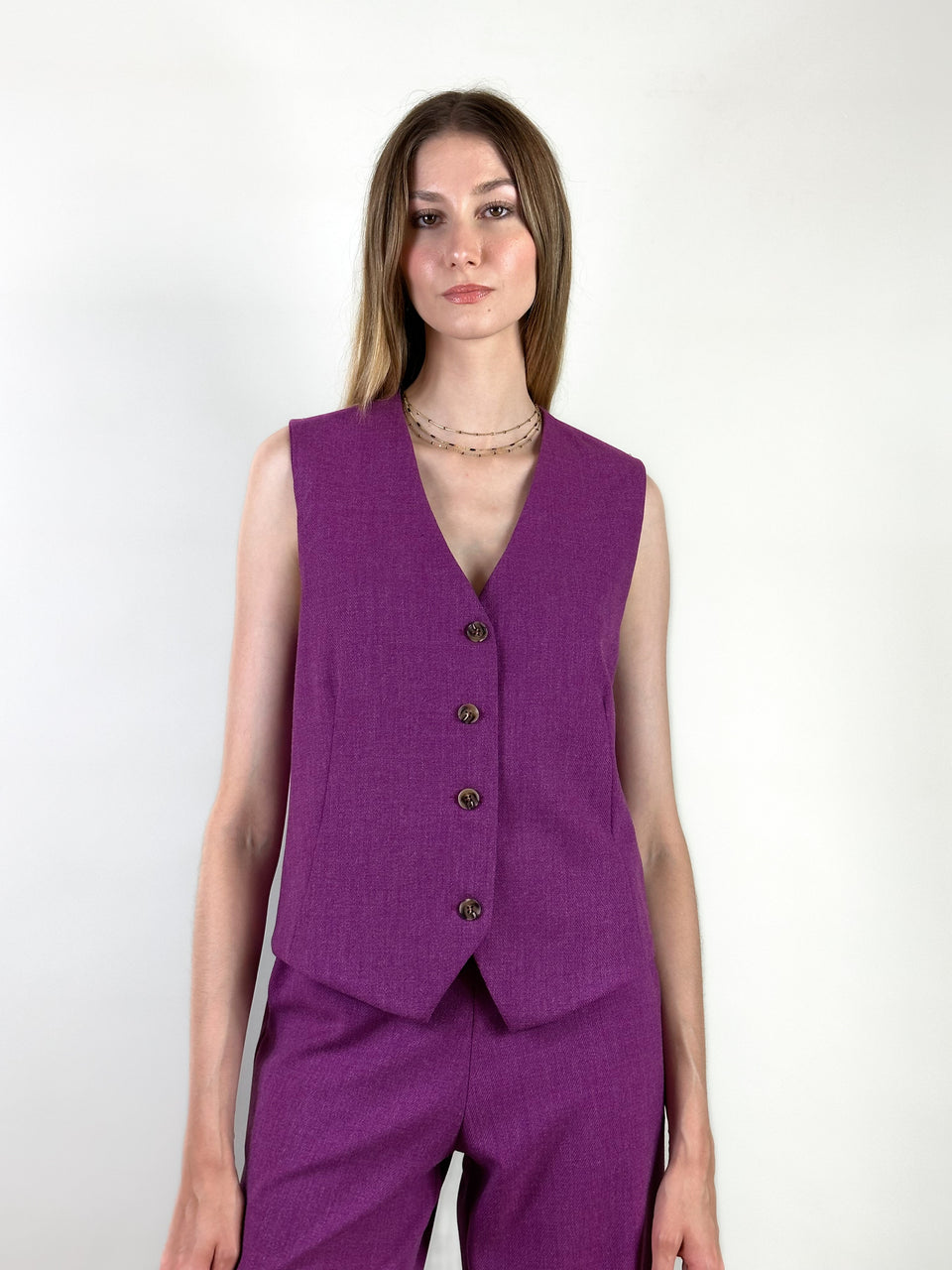 Gilet Gilbert Fushia - Image 1