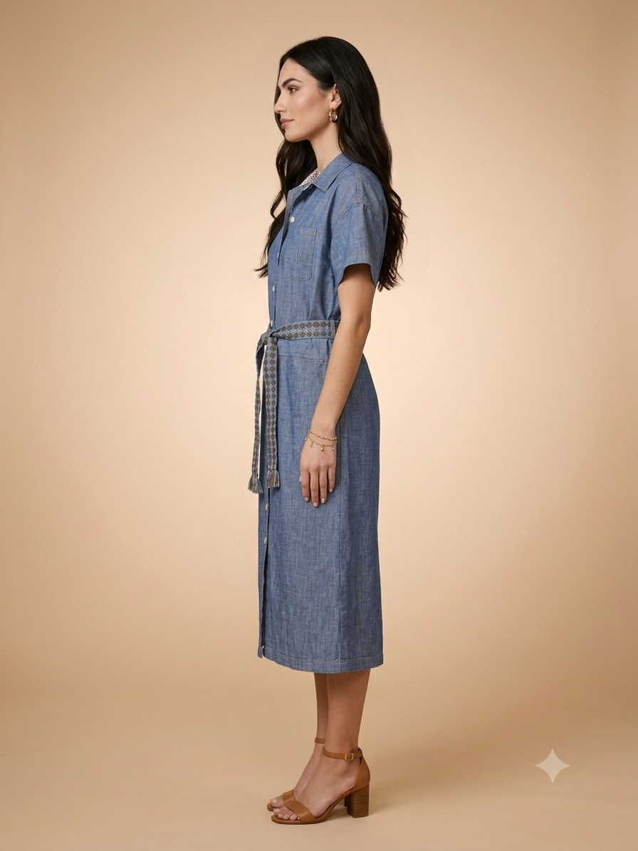 Robe ILVA 3561 Bleu - Image 3