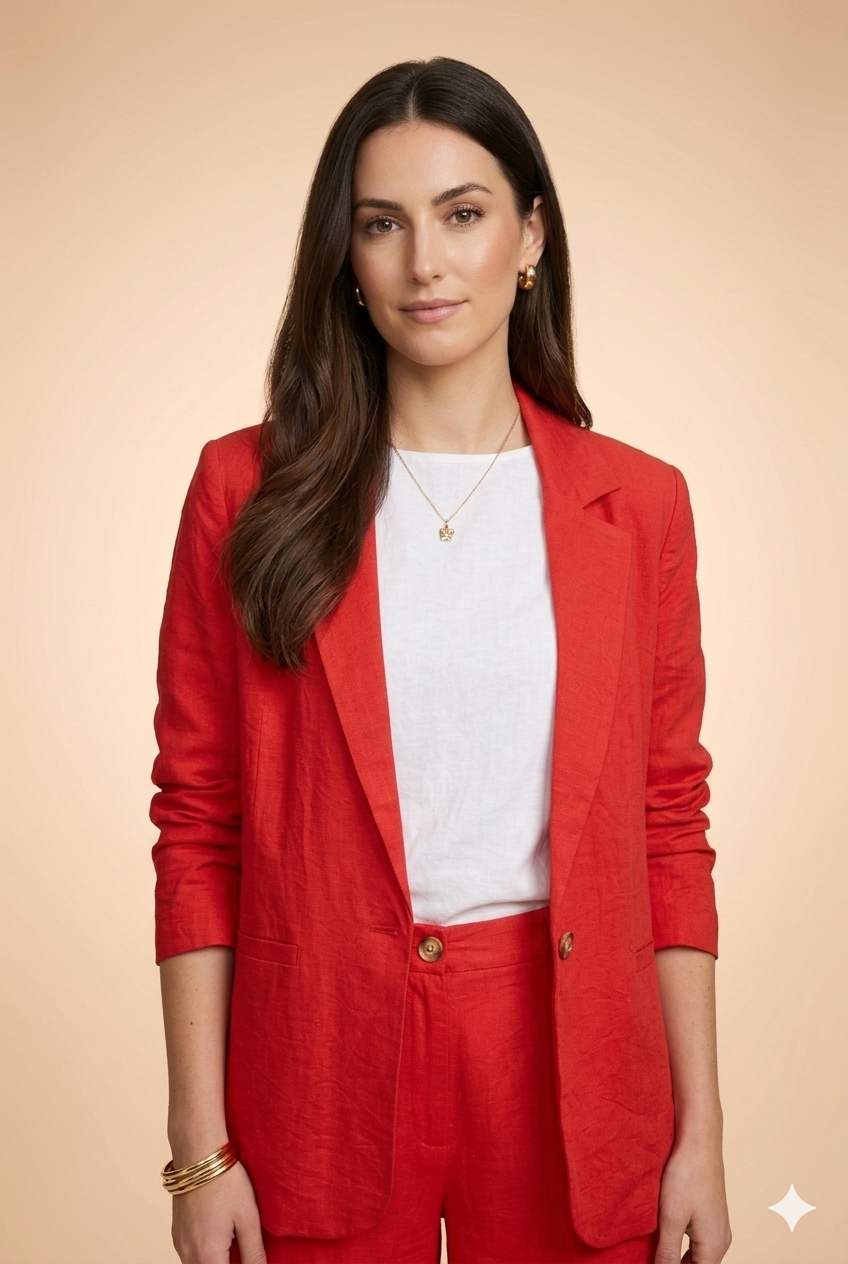 Veste Yes 6648 Corail - Image 4
