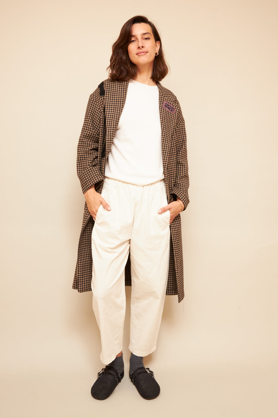Pantalon ILVA 21469 Ecru - Image 3