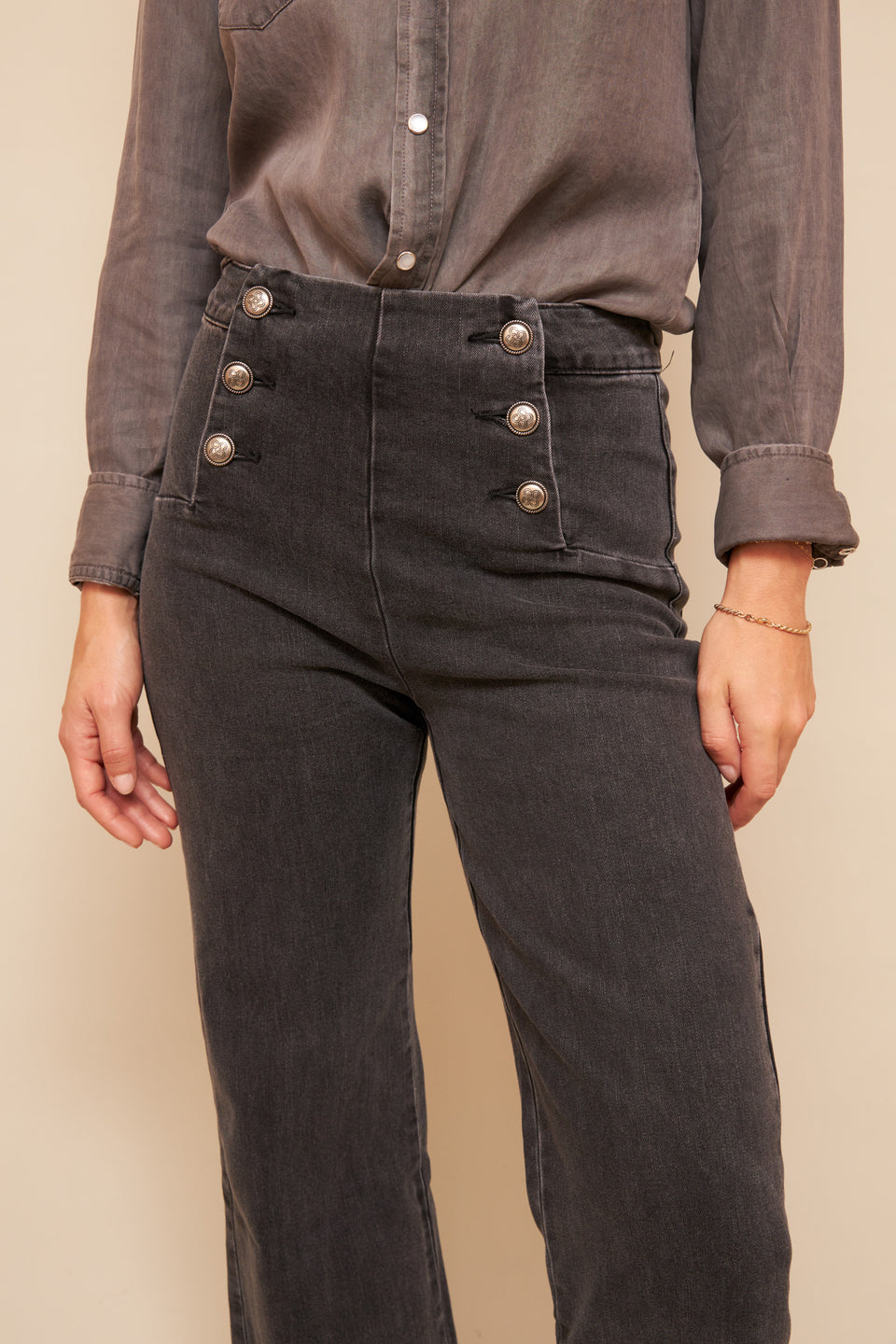 Jeans ILVA 413 Gris Foncé - Image 5