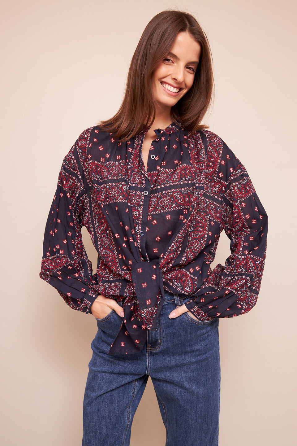 Chemise ILVA 18718 Marine - Image 3