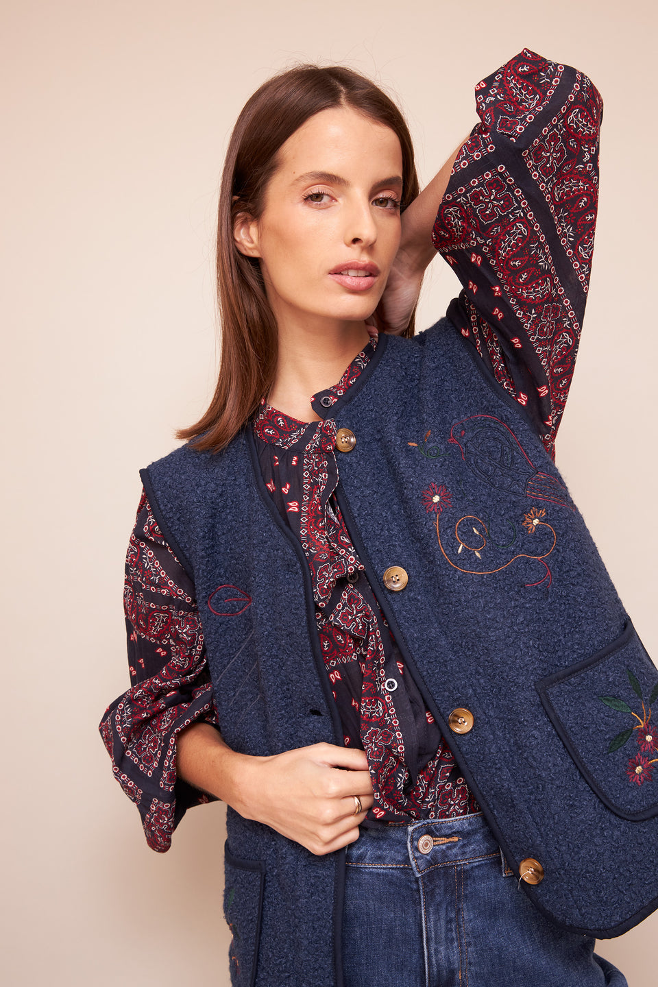 Chemise ILVA 18718 Marine - Image 5