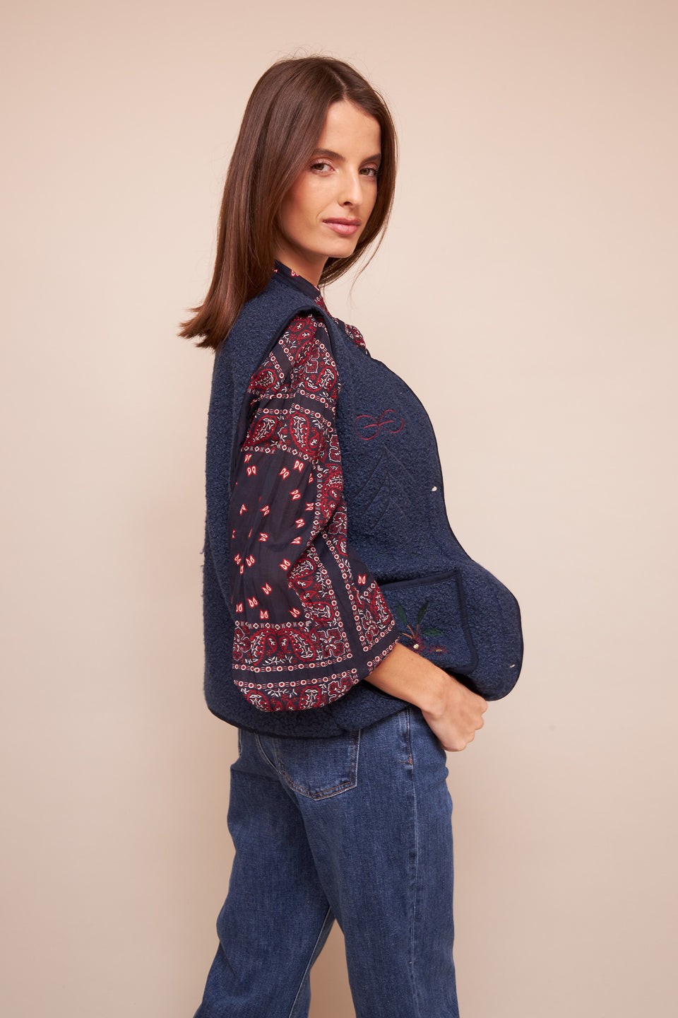 Gilet ILVA 95368 Bleu - Image 5